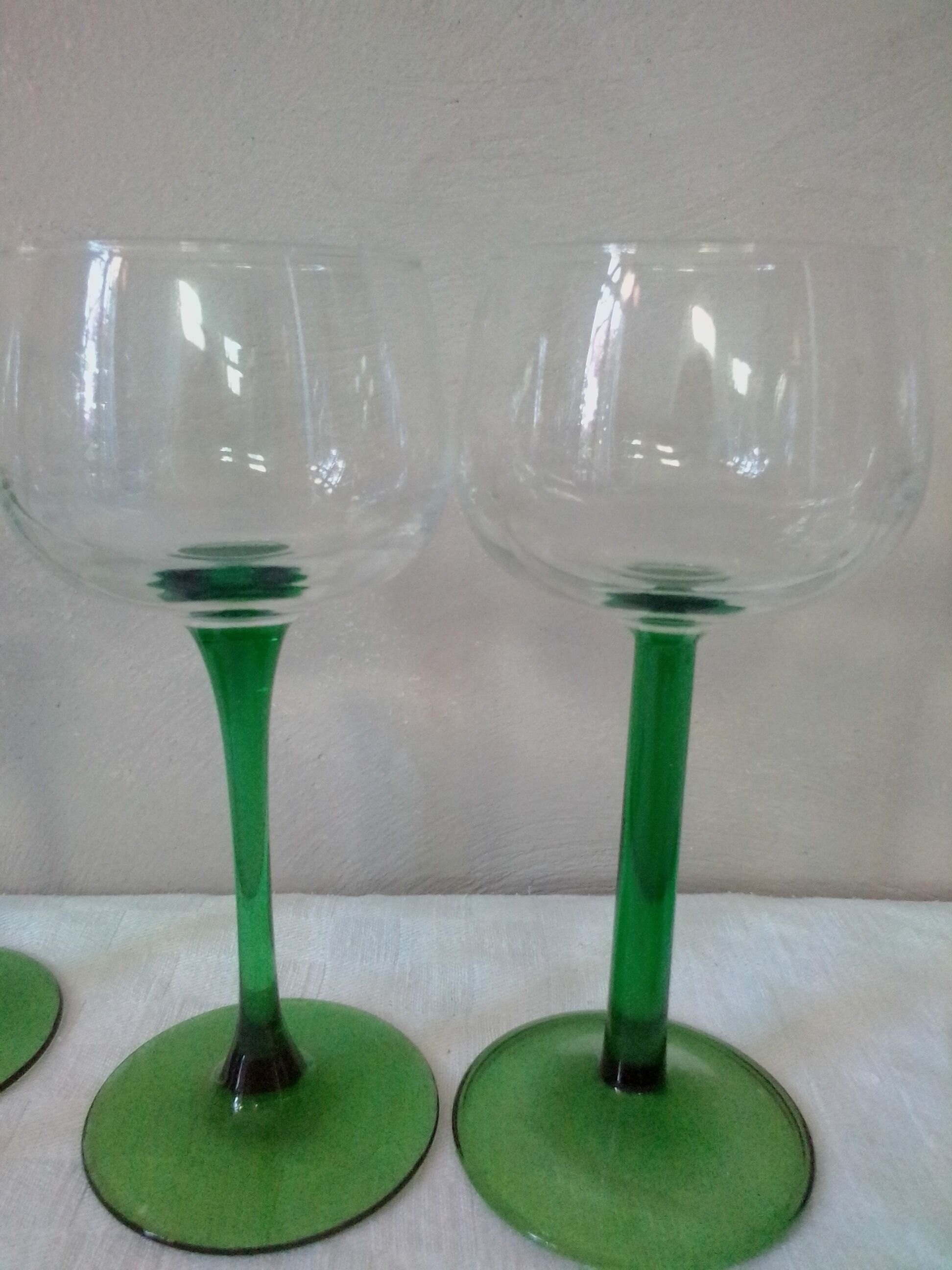 Set of 7 glasses white wine - Alsace