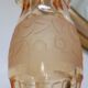 Art Nouveau cut crystal single flower vase
