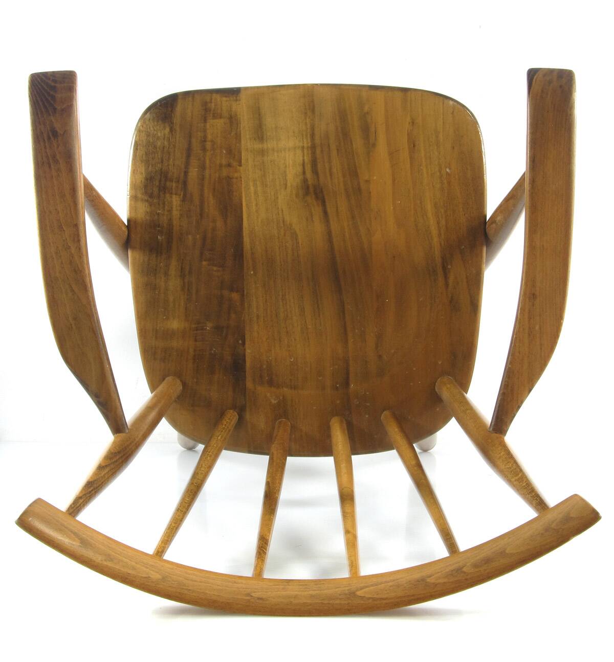 Scandinavian wooden relax armchair