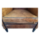 Vintage Sheepskin Club Chair - Raw Patina, Man Cave Essential