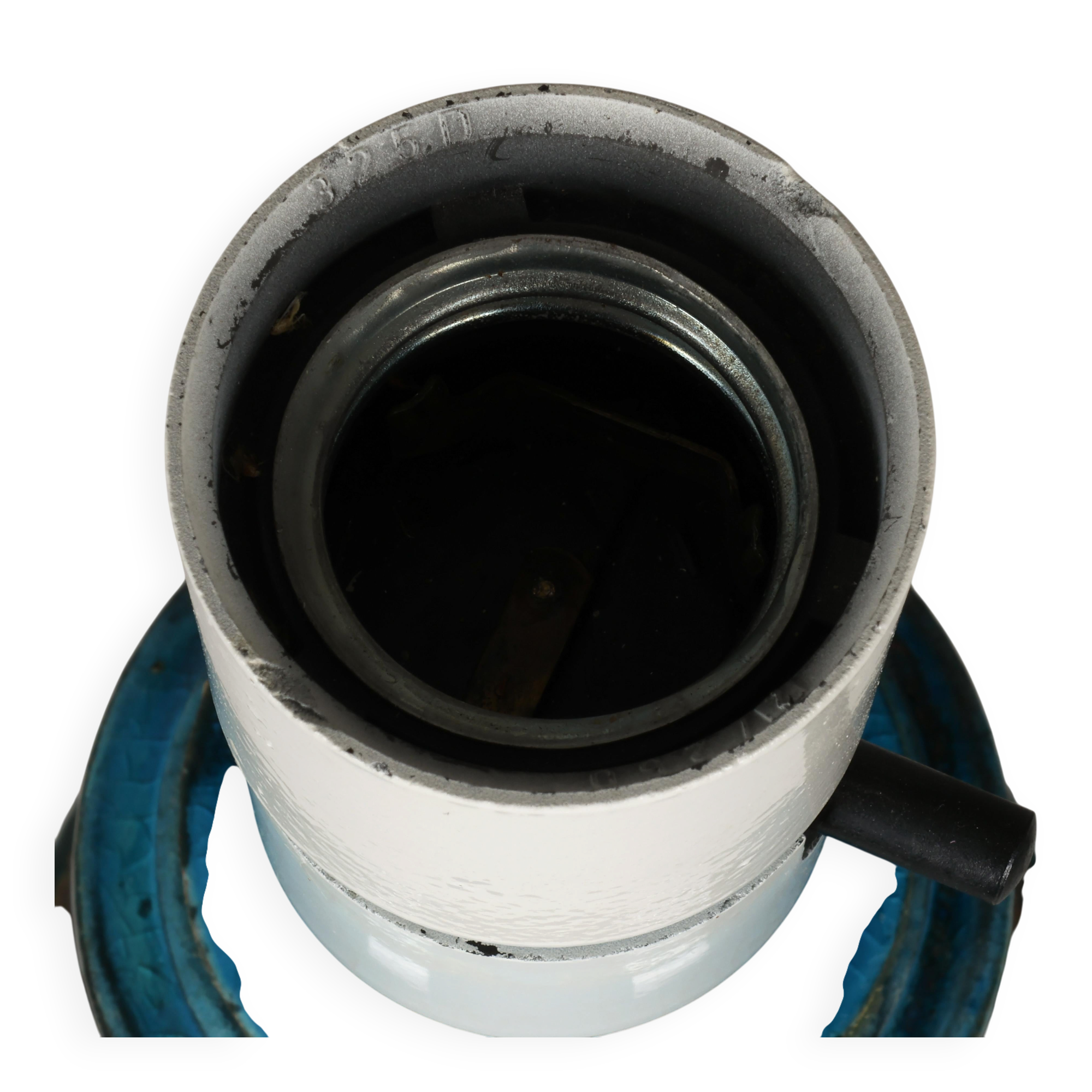 Nils Kahler table lamp in ceramic by Herman A. Kähler, Denmark, 1960 signed.