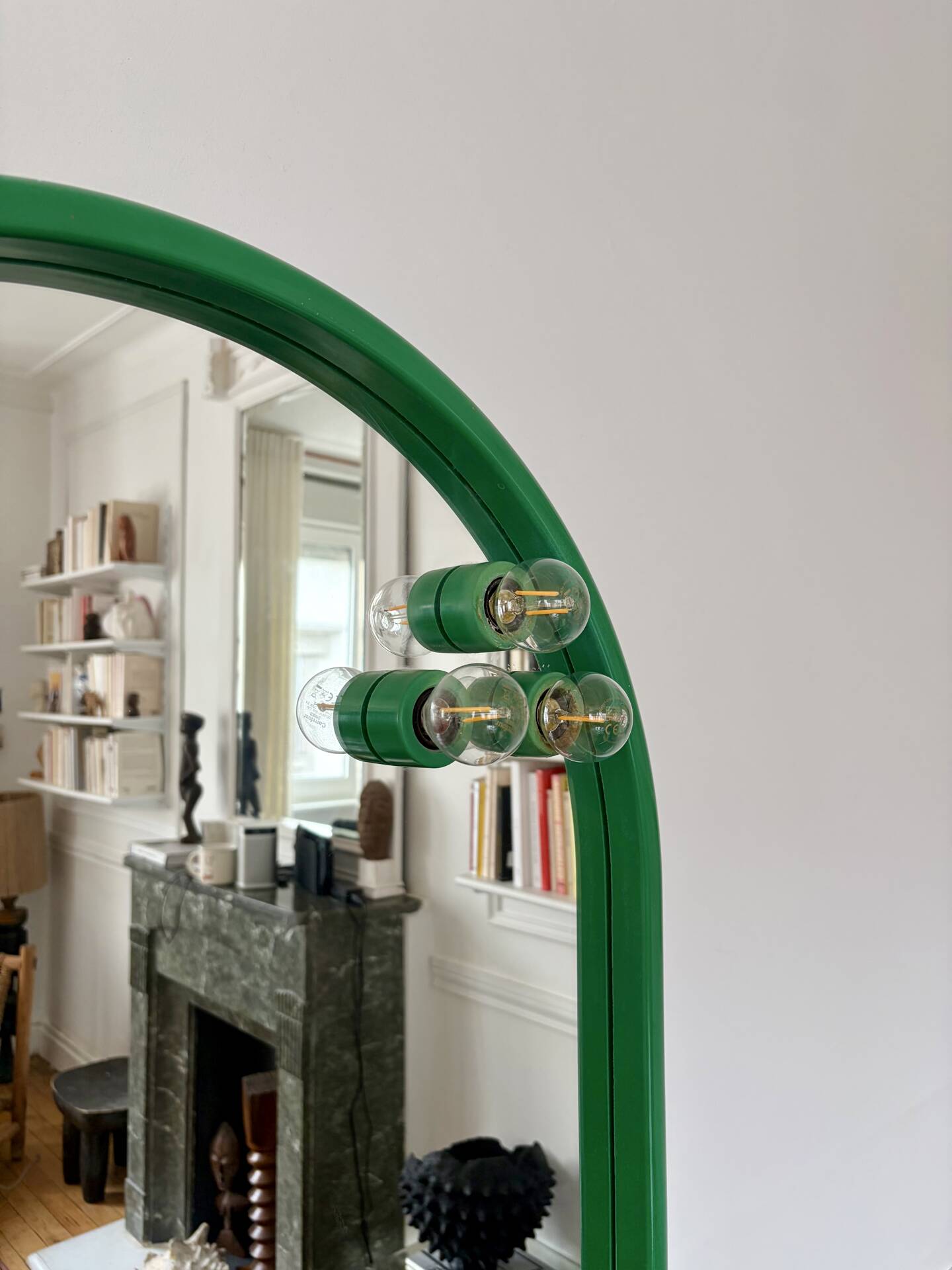 Pair of Italian plastic mirrors Gedy 1970