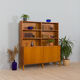 Unité murale indépendante scandinave avec armoire de bar, Norvège années 1960
