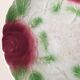 Old slip plate decorated with Majolica roses