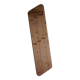 Sculptural wall-mounted coat rack in solid pine, Danish modern, 1980s.