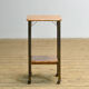 French marble and brass side table, circa 1920
