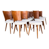 Set of 14 Baumann bistro chairs