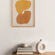 Abstract painting on paper 30x40cm signed eawy