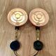 PAIR OF MODULAR SCANDINAVIAN DESIGN WALL LIGHTS 1950.
