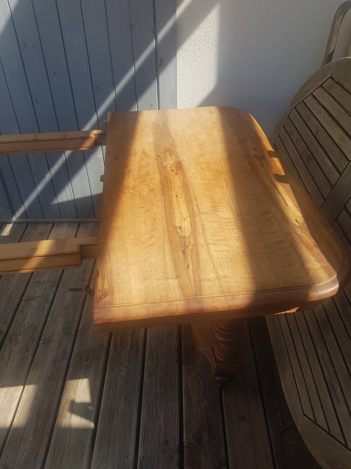 Very large solid wood table