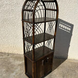 Rattan and wicker shelf