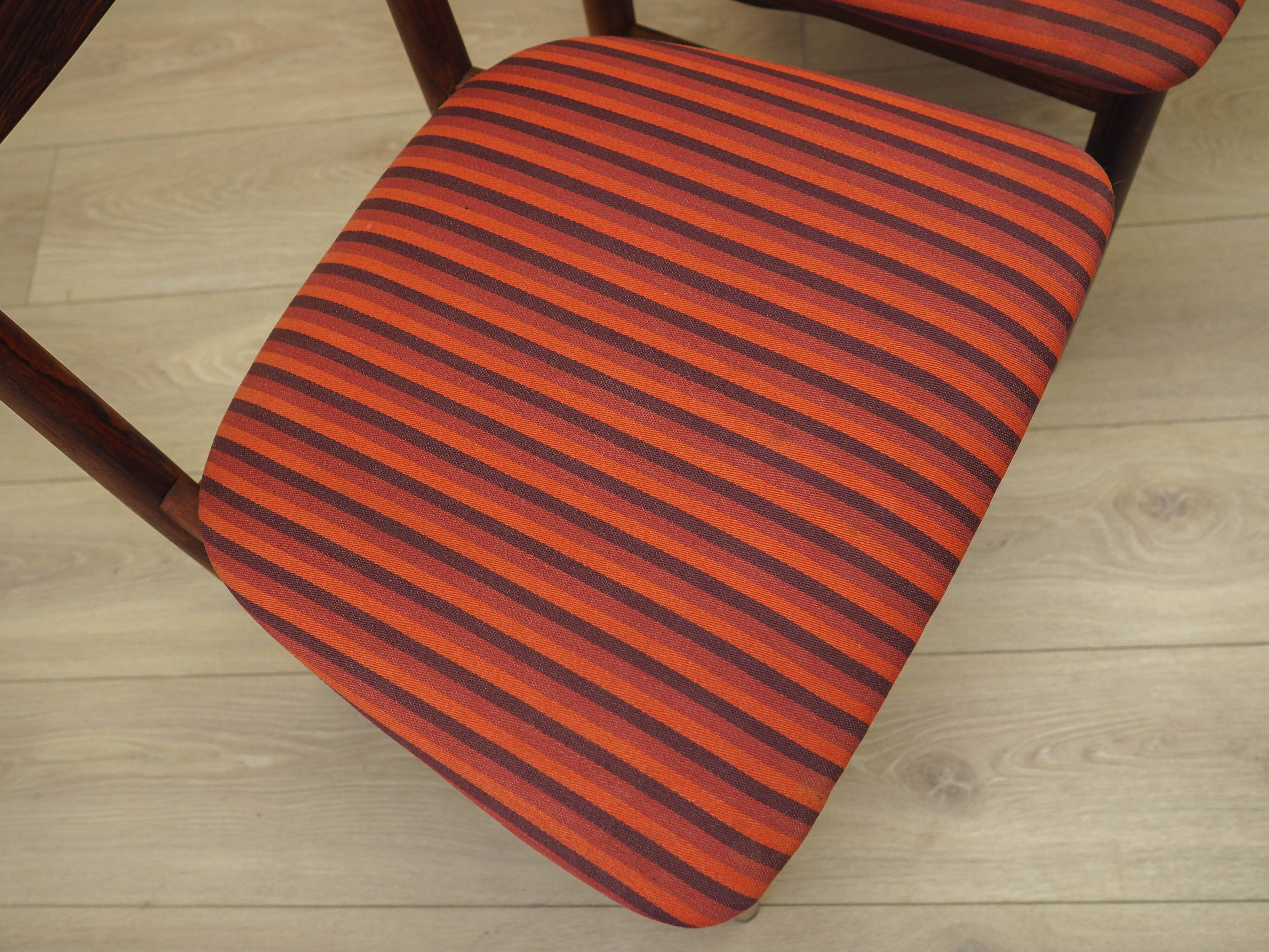 Set of six rosewood chairs, Danish design, 1970s,  Skovby Møbelfabrik