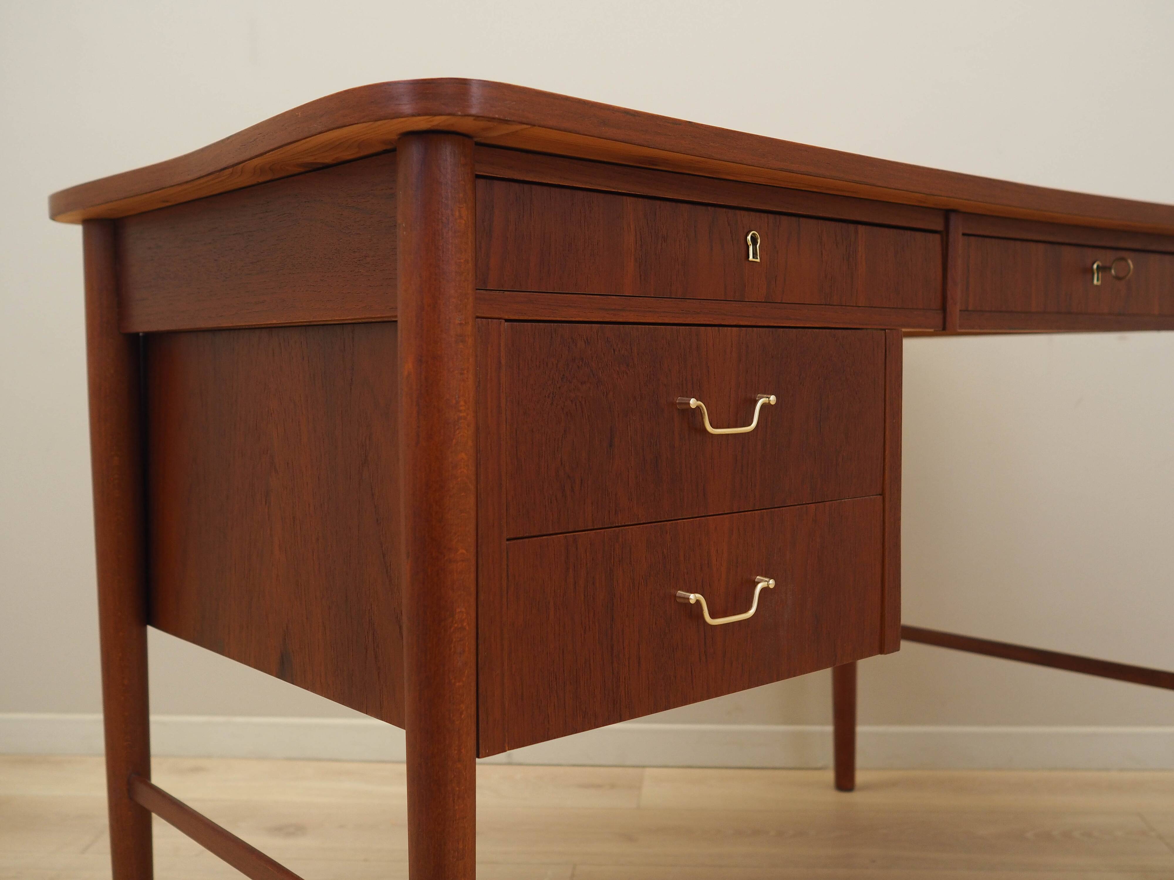 Teak desk, Danish design, 1960s, production: Denmark