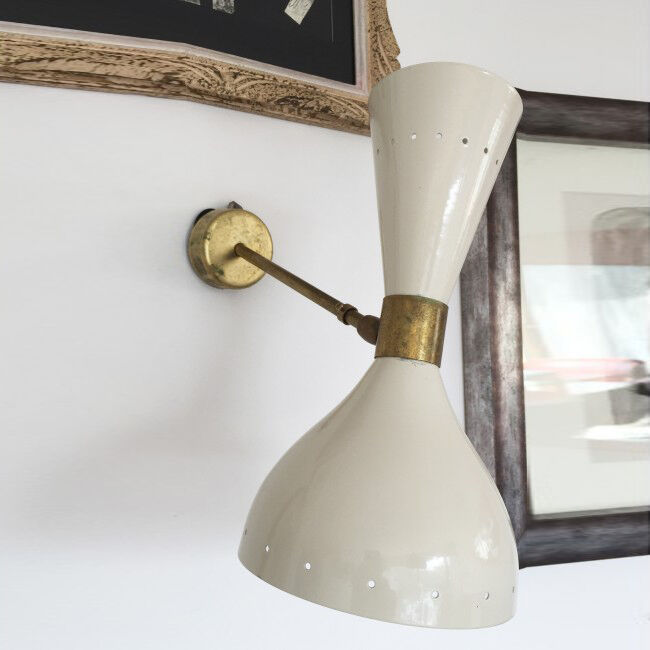 Pair of Italian design sconces 1950s