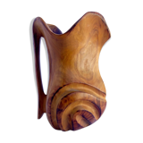60s olive wood design pitcher