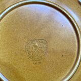 Lot 2 old plates in Niderviller earthenware model Fauve