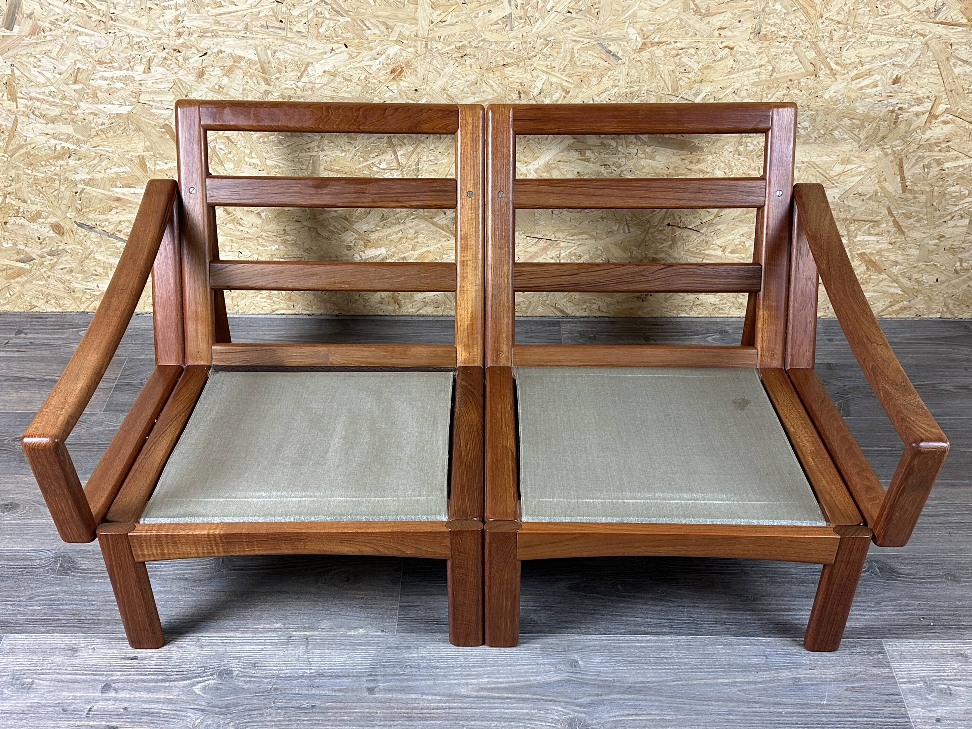 1960s/70s Teak 2-seater sofa by Glostrup Møbelfabrik Denmark Design