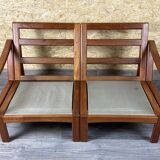 1960s/70s Teak 2-seater sofa by Glostrup Møbelfabrik Denmark Design