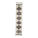 1970s Vintage Turkish Hand-Knotted Wool Cotton Beige Runner Rug 81x388