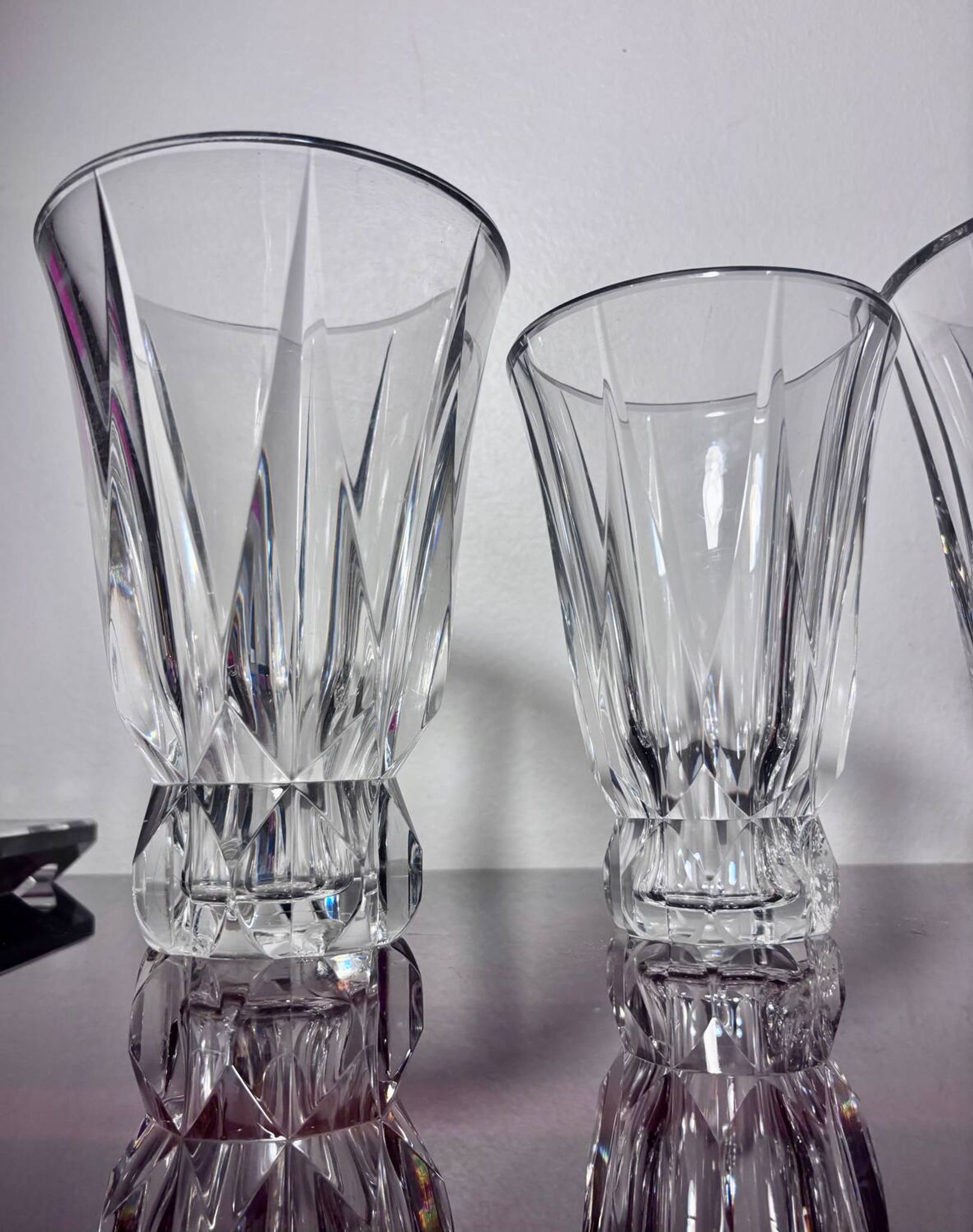 Collection of 5 Vases Saint Louis