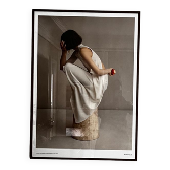 Kinfolk x alium archive art print : in a high quality dark oak & glass frame