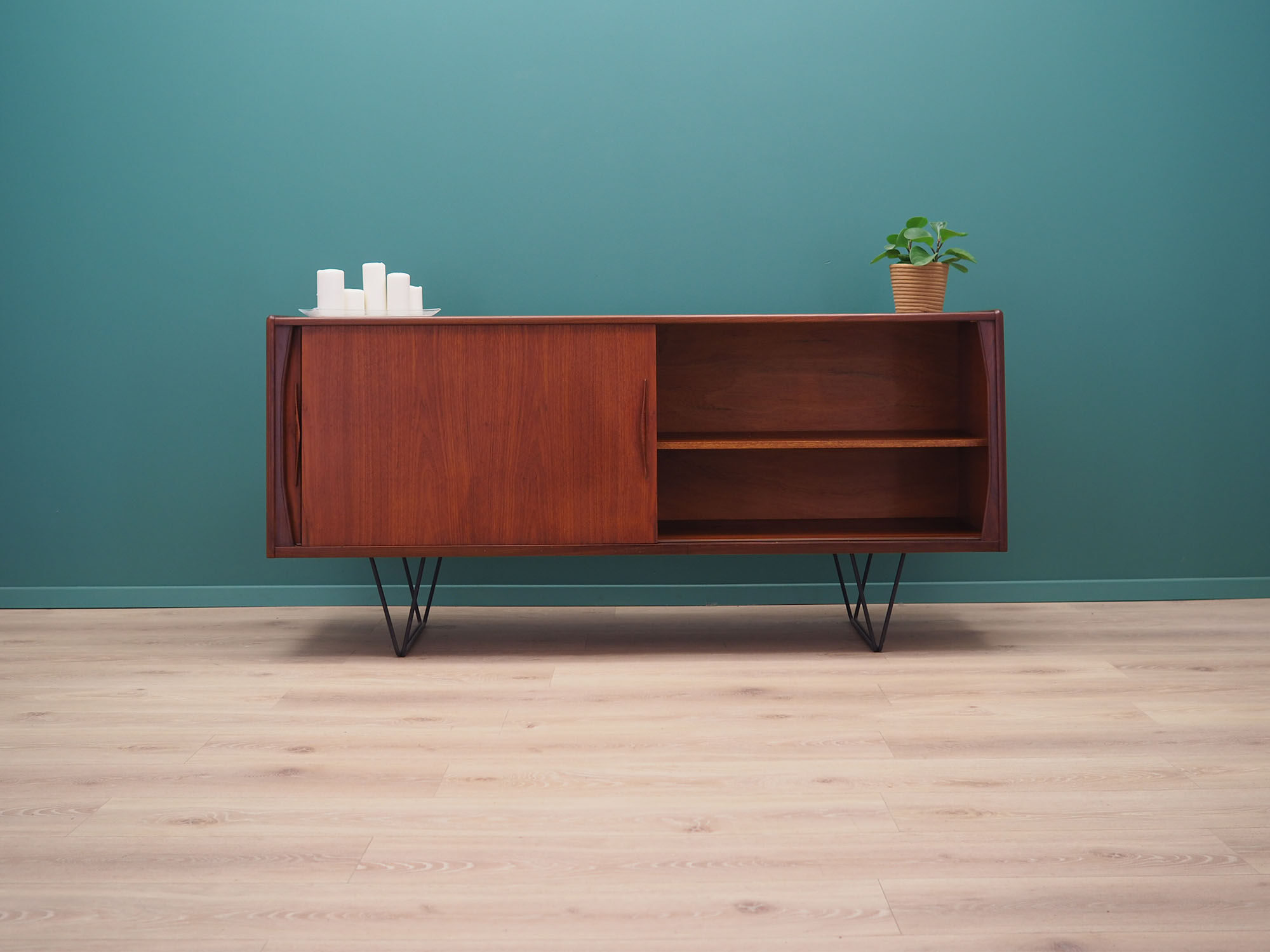 Teak sideboard, Danish design, 1970s, production: Denmark