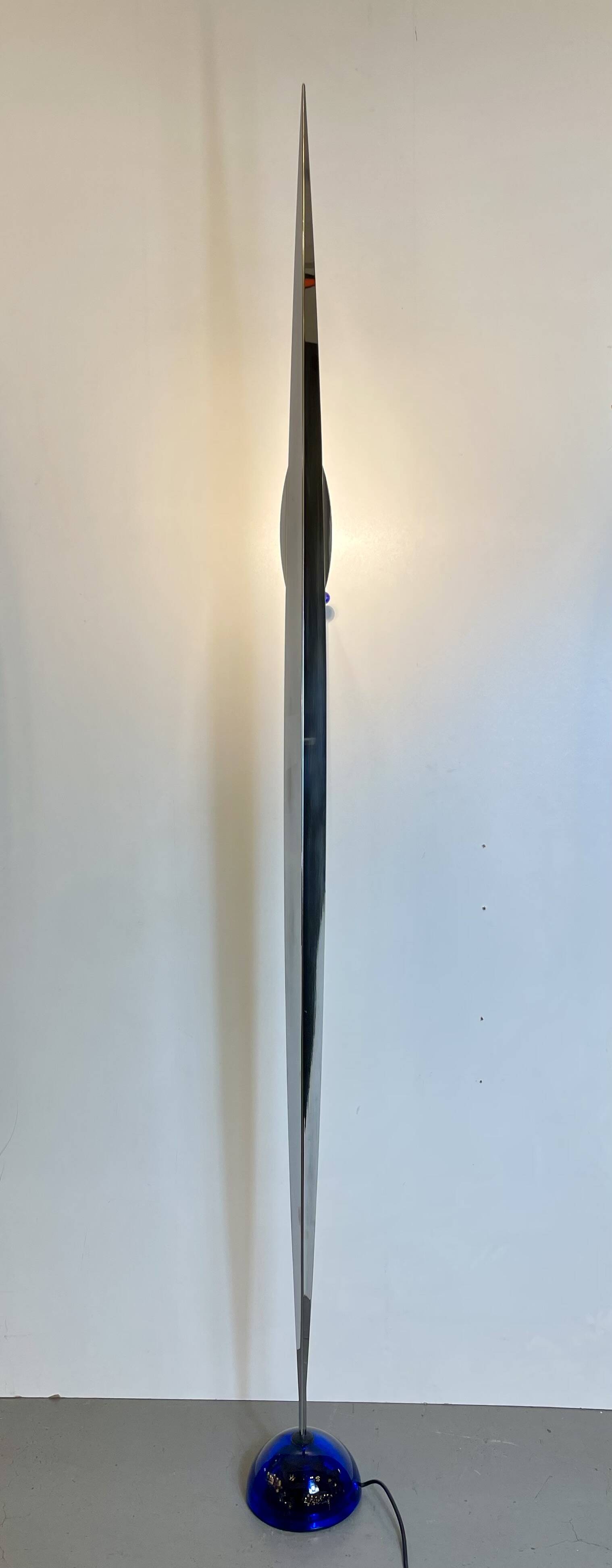 Flamme, Floor Lamp by Gilles Derain for Lumen Center, 1980s