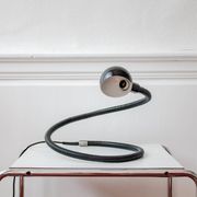 Black Hebi lamp by Isao Hosoe for Valenti, large version, 1970s.
