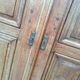 Very large antique wardrobe, vintage dressing furniture.