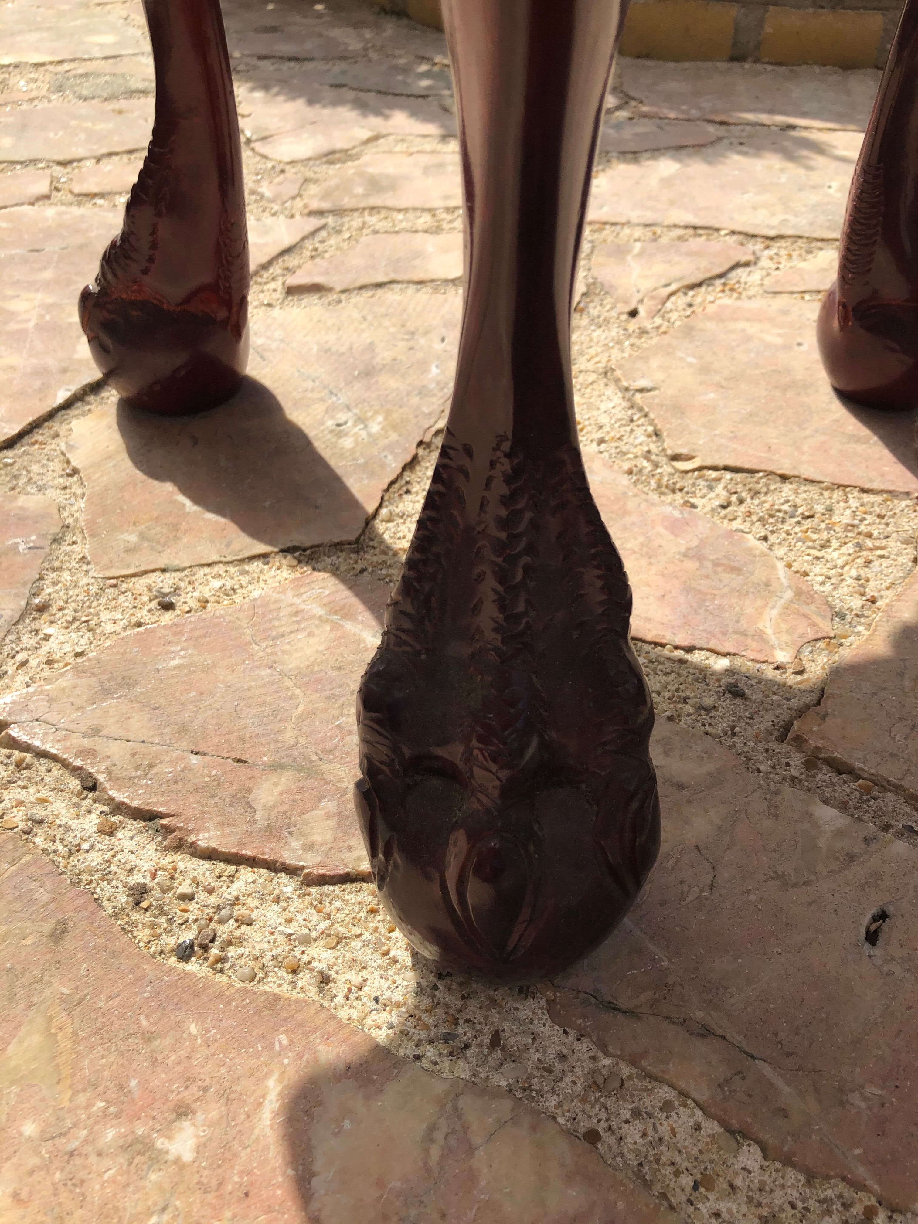 Coffee table on marble