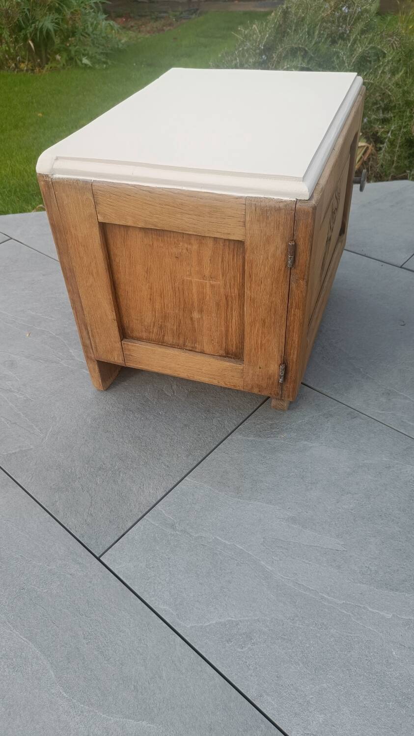 Upcycled bedside table