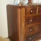 Commode art déco en palissandre et acajou