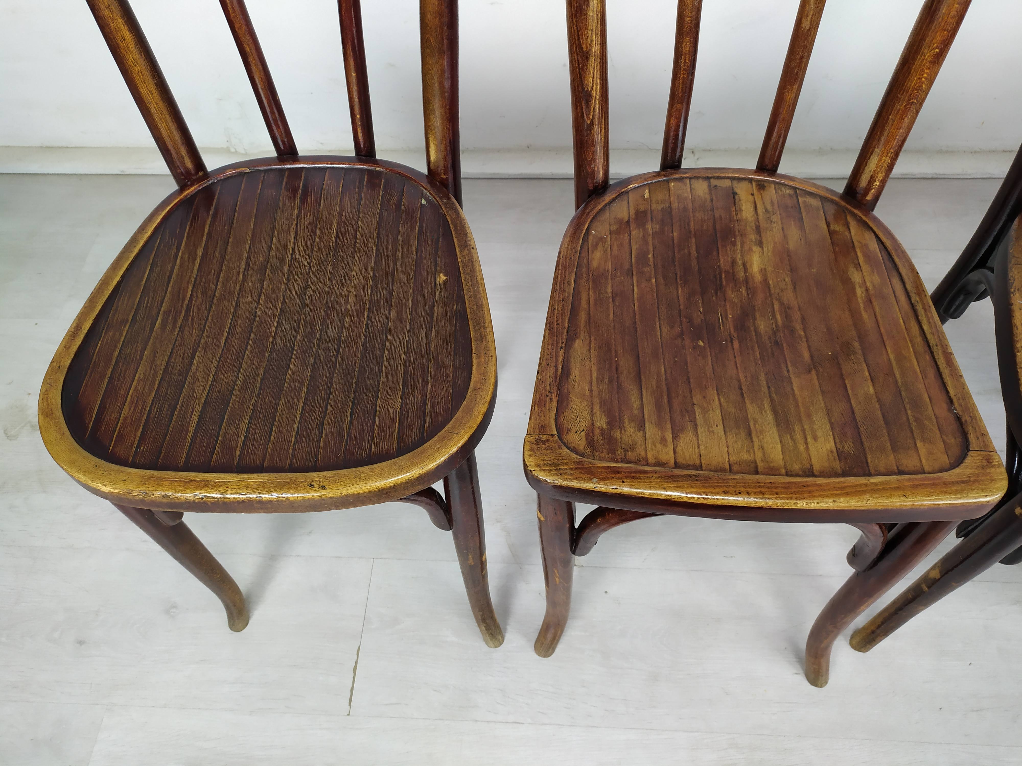 Set of 4 baumman bistro chairs