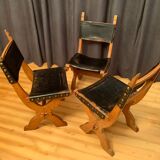 Set of three Bram Sprij chairs, the Netherlands, 1960s