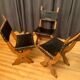 Set of three Bram Sprij chairs, the Netherlands, 1960s