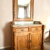 Dressing table with marble shelf