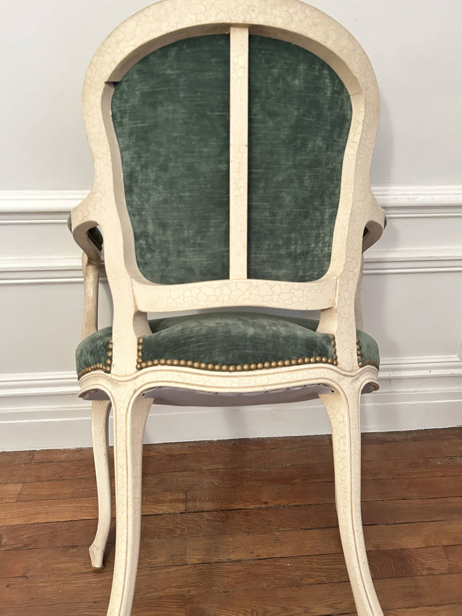 Paire de fauteuils style Louis XV