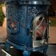 Vintage "Le Non Pareil" cast iron blue enamel pan – Upcycled to bioethanol