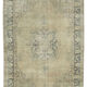 Handmade oriental beige rug 207 cm x 310 cm
