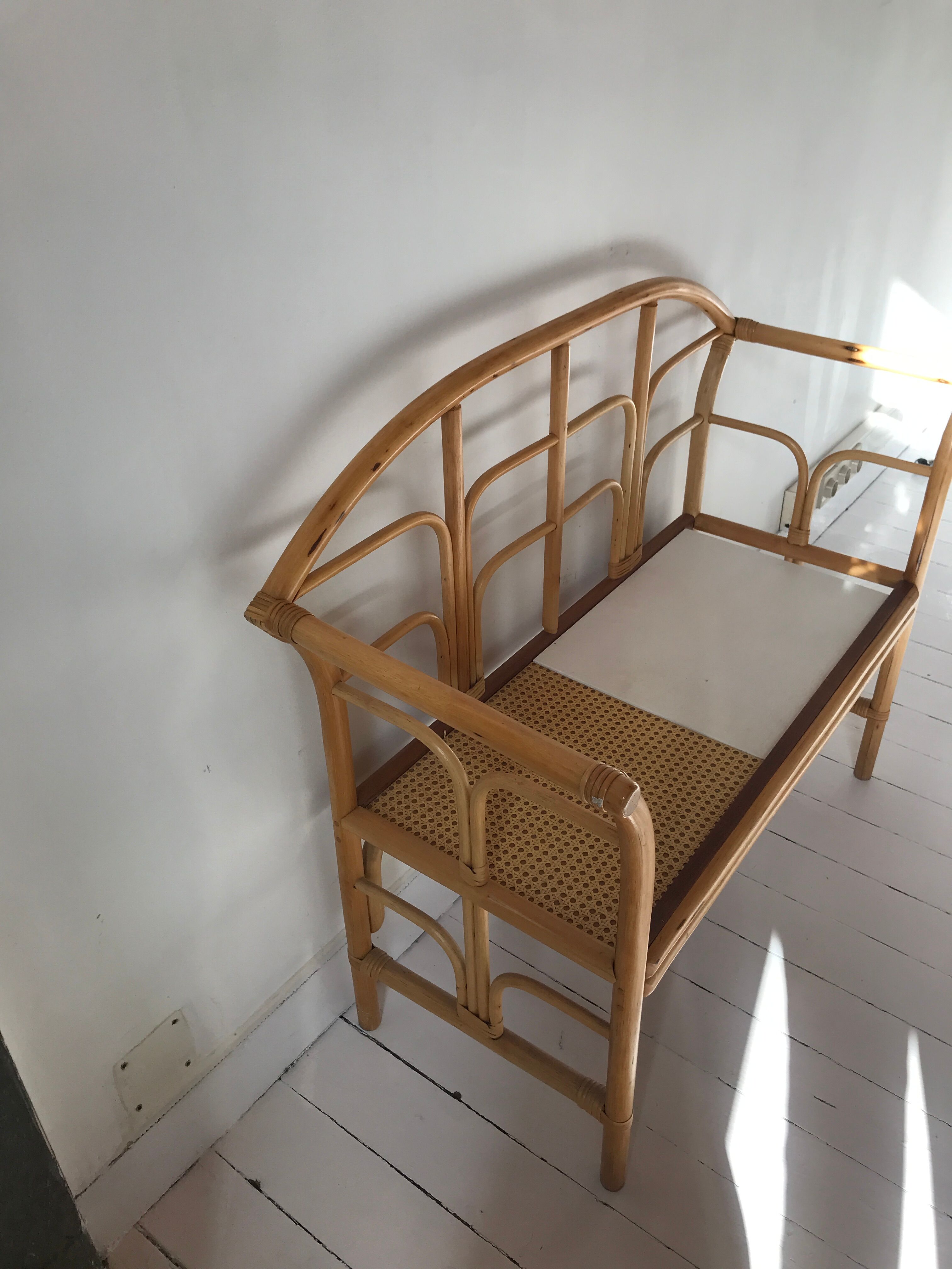 Rattan sofa