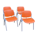 4 chairs dsc 106 by Giancarlo Piretti for Castelli