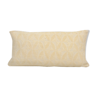 14" x 24" Oriental White Boho Pillow