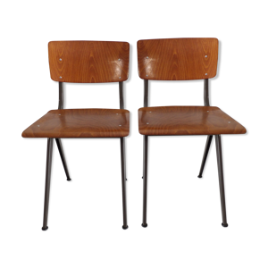 Paire de chaises industrielles Marko eromes
