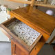 Meuble de rangement en bois vintage - placard de bureau