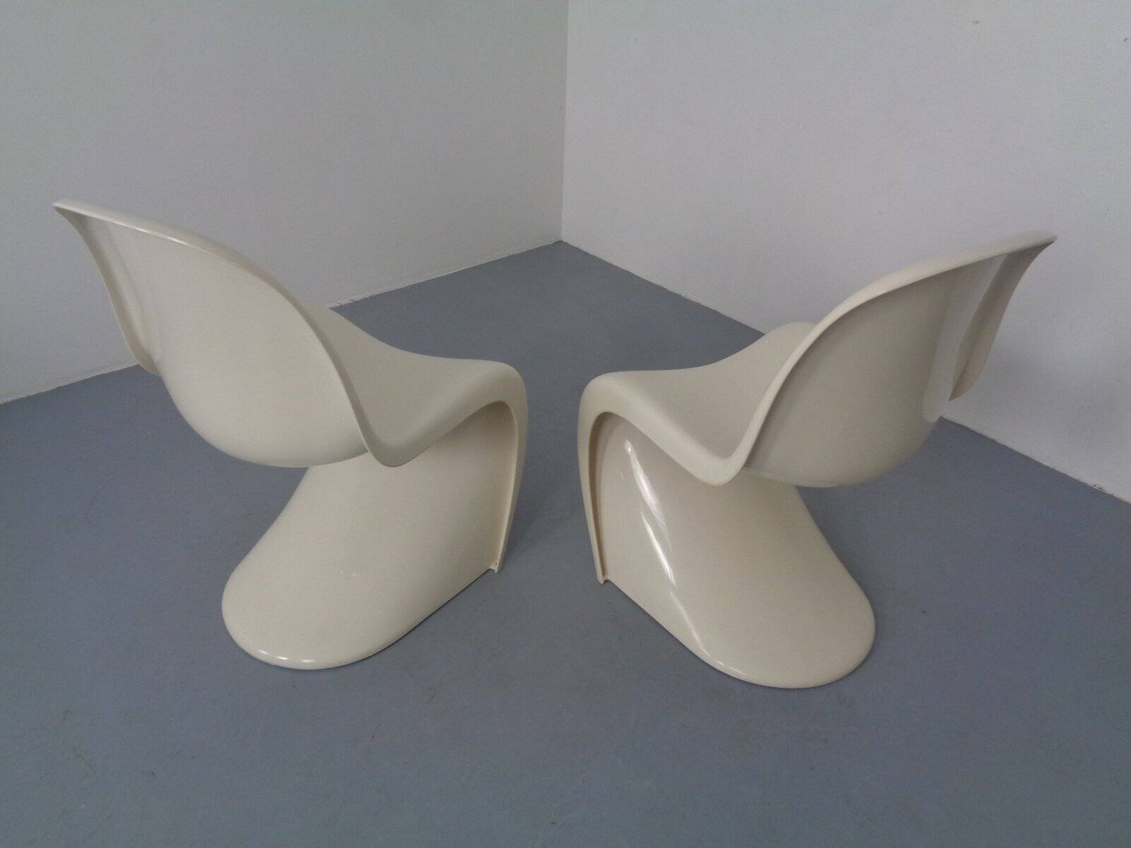Set of chairs by Verner Panton for Herman Miller, 1970s
