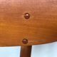 Series of 6 chair baumann scandinavian beech spirit 1950 1960 vintage design
