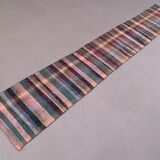 Old Turkish narrow Kilim Runner 336x50 cm shabby chic, vintage kelim