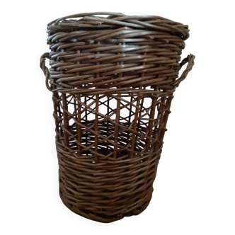 Vintage rattan basket