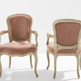 Paire de fauteuils néo-classiques Louis XV Maison Jansen 1940