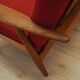 Red sofa CIGAR, Danish design, 1960s, Hans J. Wegner for Getama
